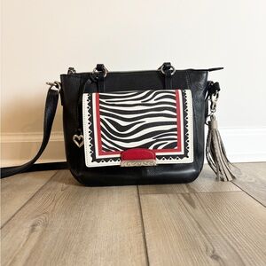 Brighton Bennett Snappy Flap Python Convertible Organizer with 3 Flaps